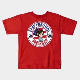 Vanellope von Schweetz Fart Feathers for president Kids T-Shirt